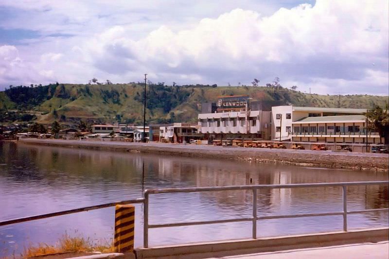 View from the bridge from the Subic Main Gate to Olongapo