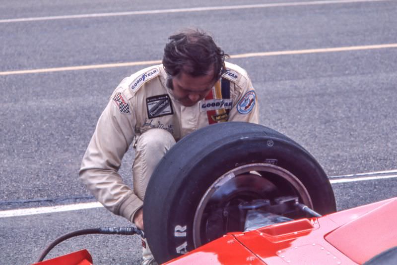 John Martin decides to check his own tire pressure