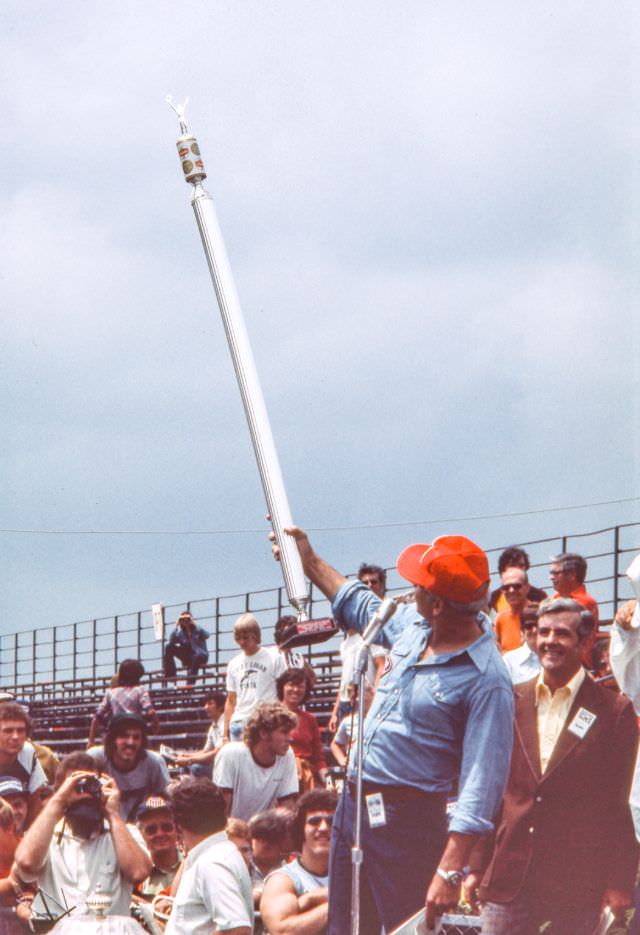 Kovaleski displays the PRDA trophy