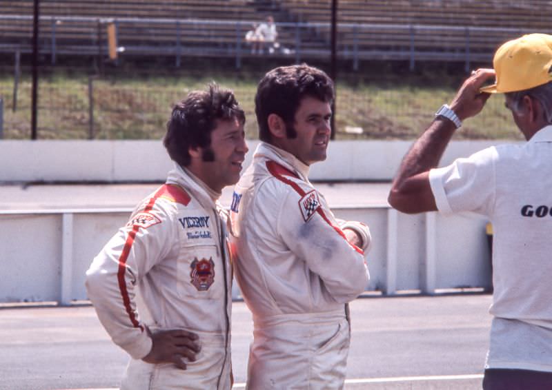 Mario Andretti and Al Unser - Team mates