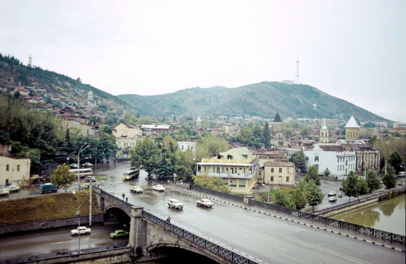 Metechi bridge, Mtazminda, 1970s