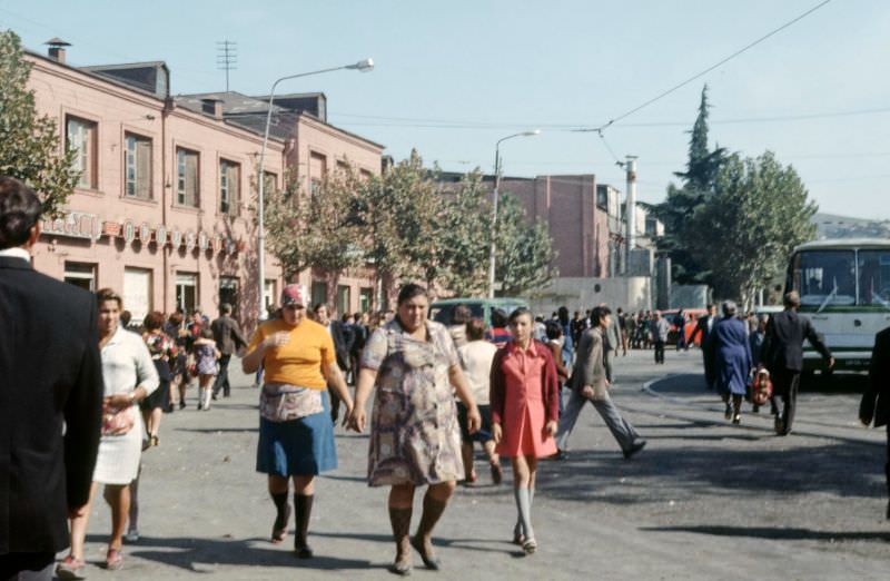 Tbilisi street scenes, 1970s