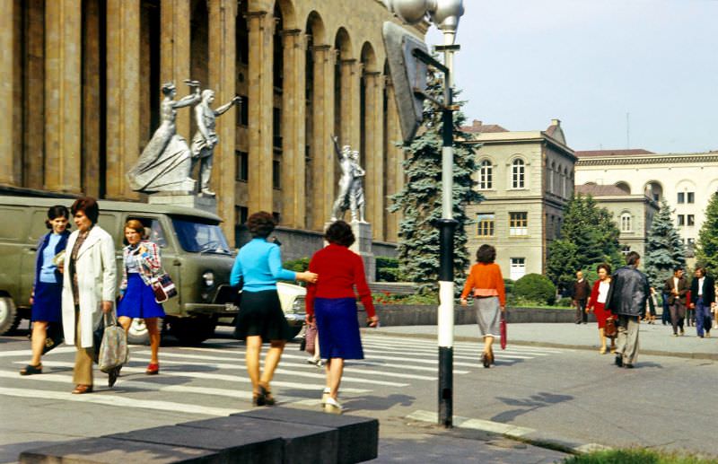 Tbilisi street scenes, 1970s