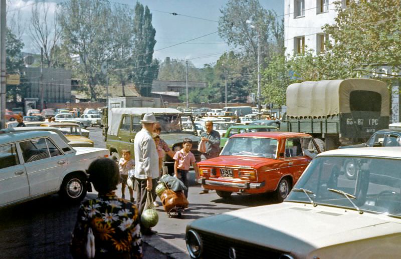 Tbilisi street scenes, 1970s