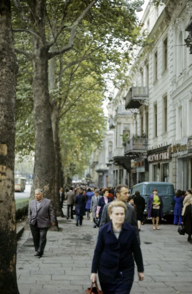 Rustaveli Avenue, Tbilisi, 1970s