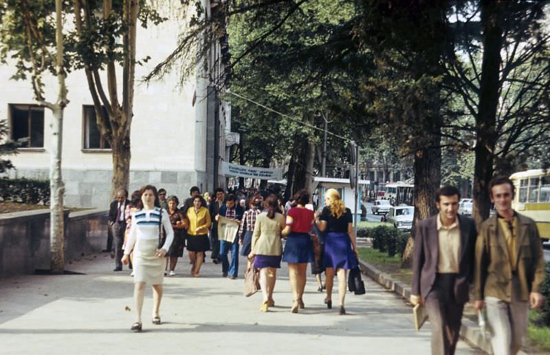Rustaveli Avenue, Tbilisi, 1970s