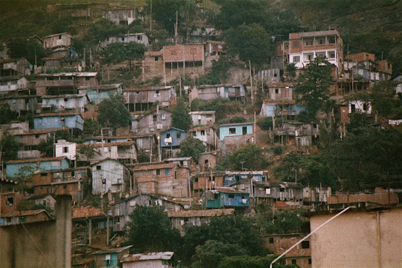 Shanty town, Copacabana, Rio de Janeiro, 1984