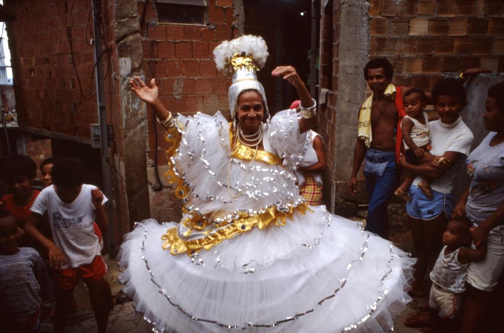 Dancer during the carnival in Rio de Janeiro, 1987