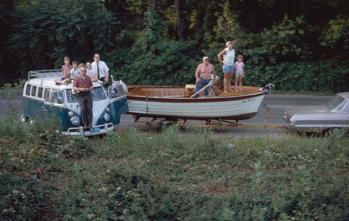 Mourners Watching Robert F. Kennedy’s Funeral Train Pass by From New York City to Washington DC on June 8 1968