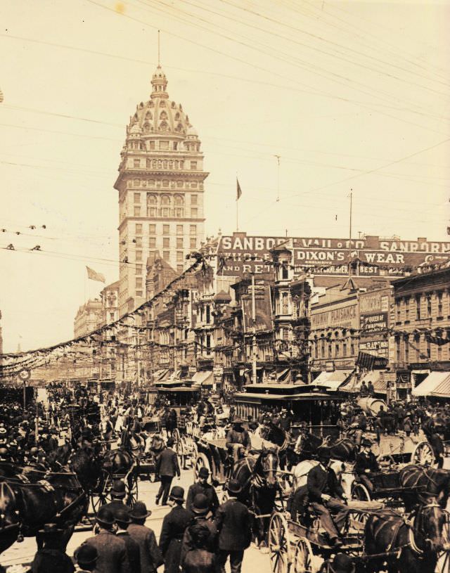 Market Street, San Francisco, 1890s.