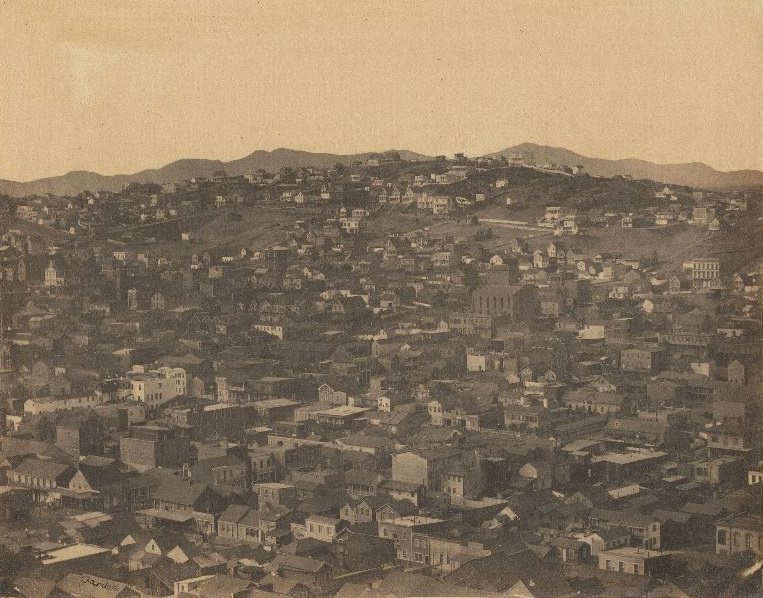 View from Russian Hill, from Telegraph Hill