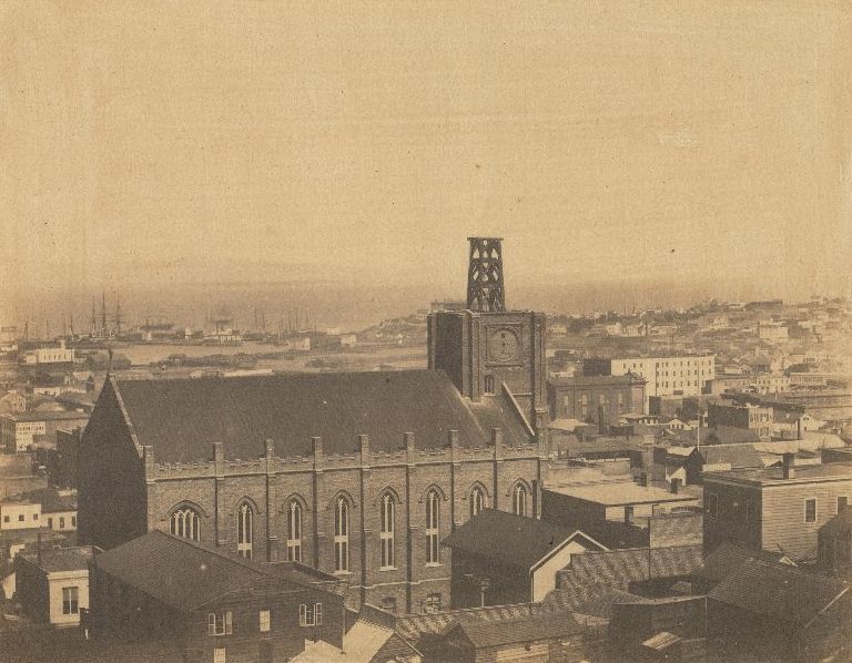 View over the City, containing the portions between California and Bush Streets