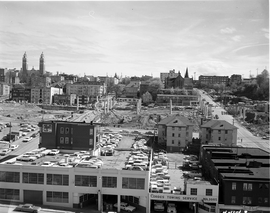 Interstate 5 under construction, 1963