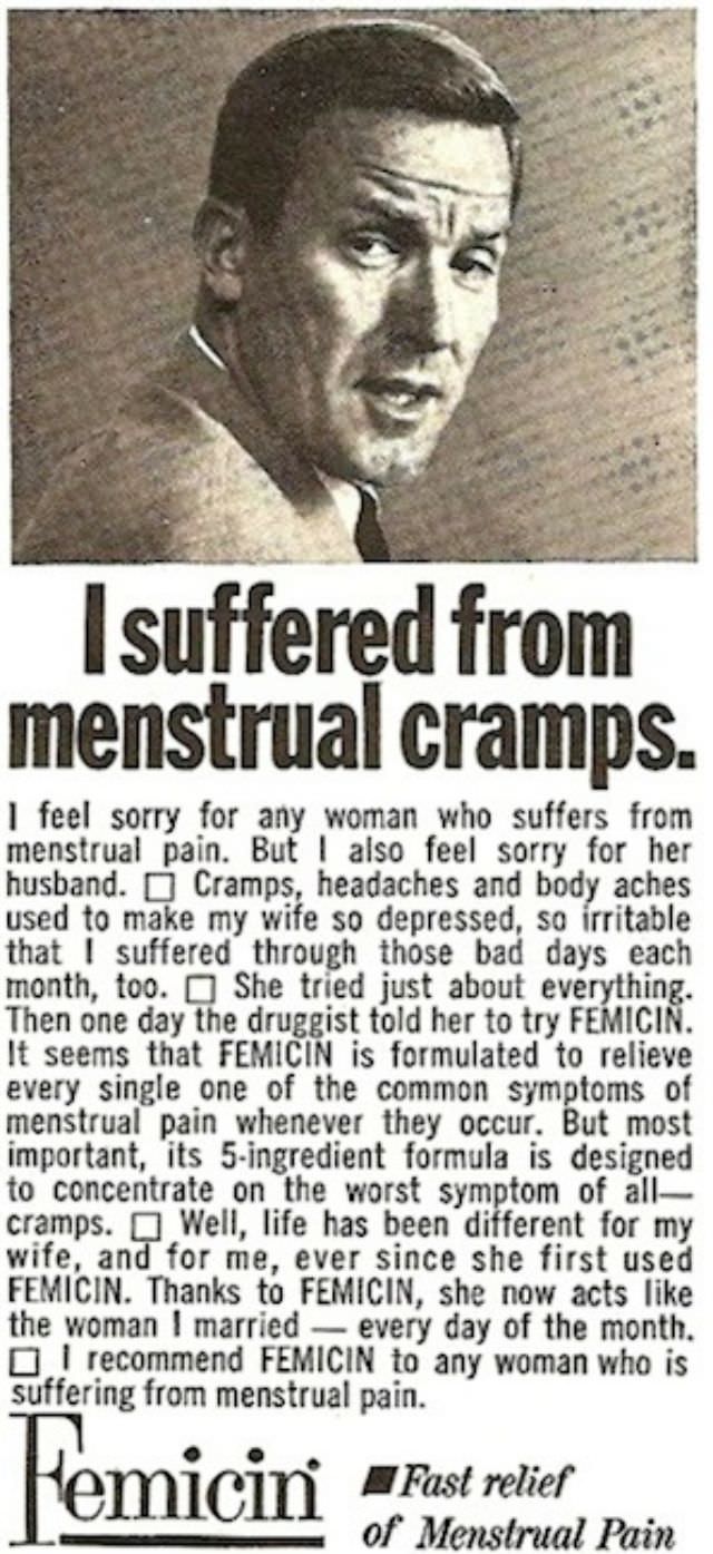 It was also emphasized that women on their periods should not make men suffer.