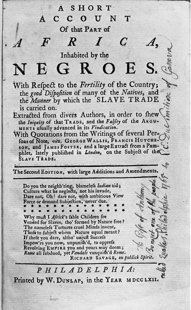 An abolitionist pamphlet published in Boston.