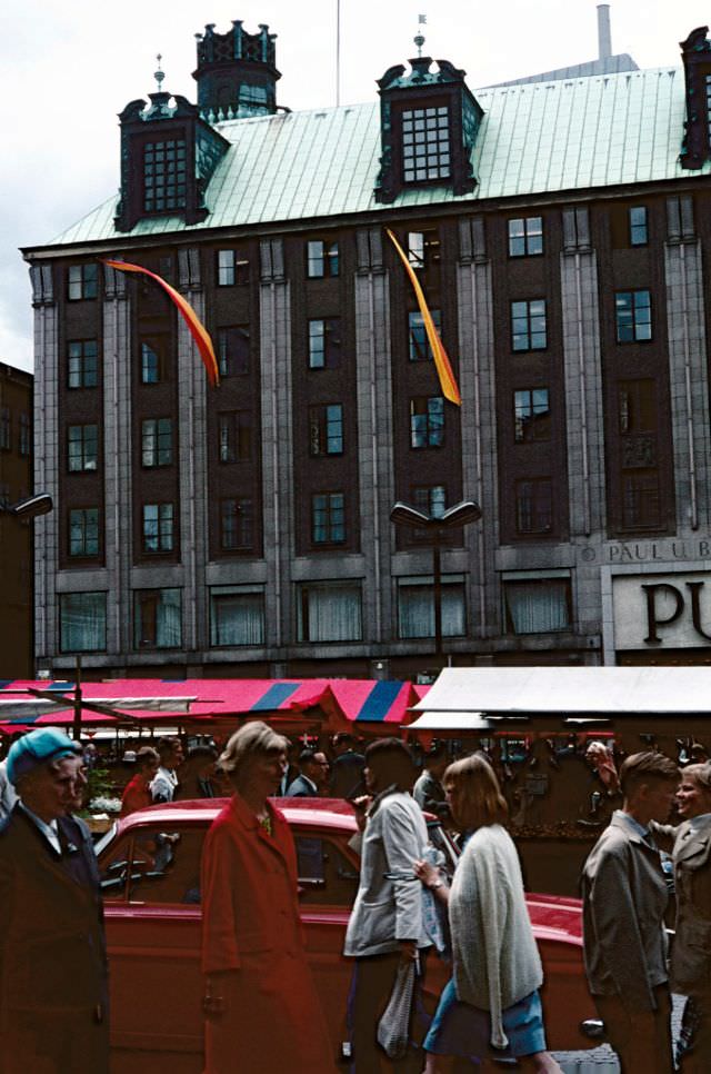 Hötorget, Stockholm, 1965