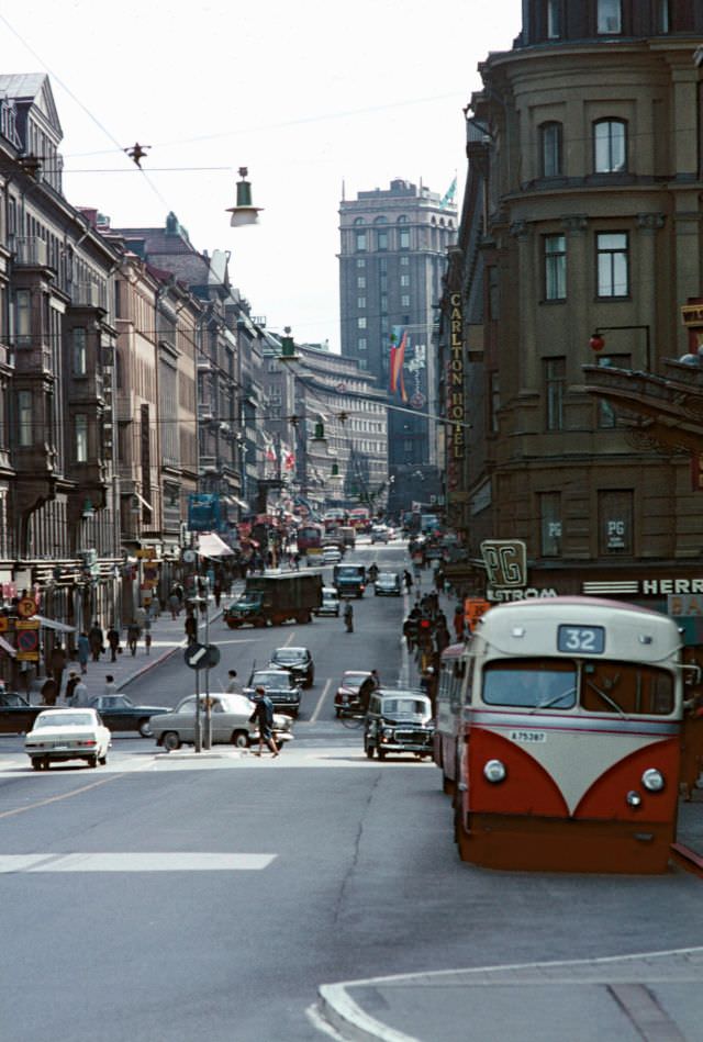 Kungsgatan, Stockholm, 1965