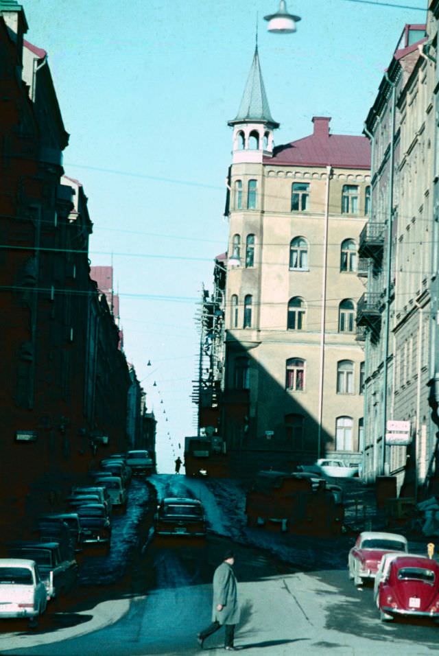 Stockholm street scenes, 1965