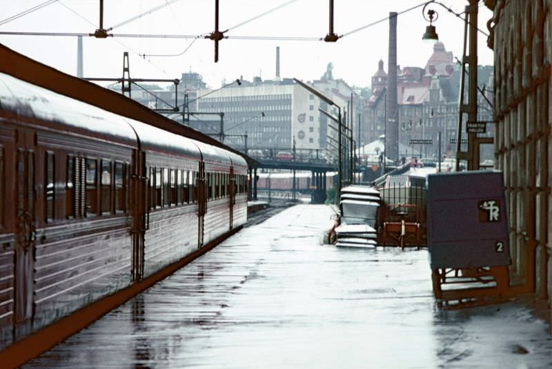 View north of Stockholm, 1965