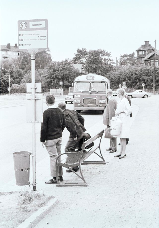 Gränsgatan, Sundbyberg, Stockholm, 1966