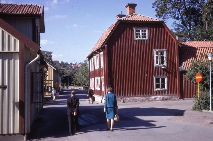 West End of Stora Gatan, Sigtuna, Stockholm, 1960s