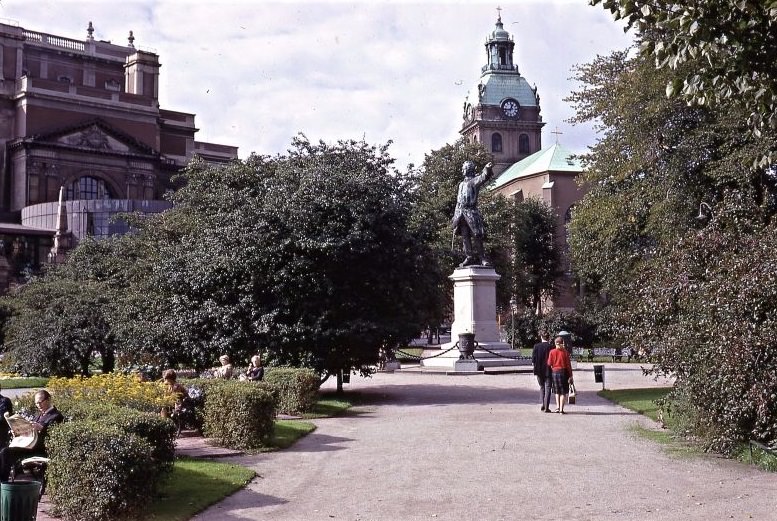 Charles XII Square, Stockholm, 1960s