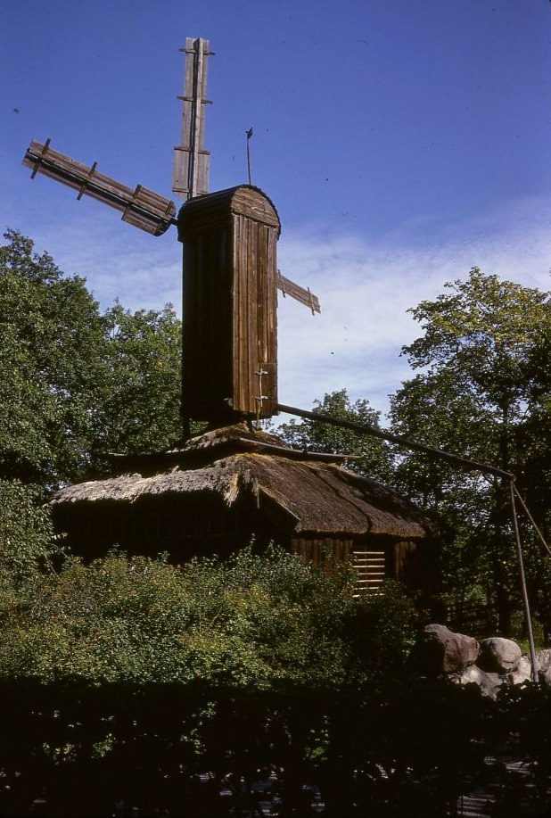 Främmestad windmill, Skansen, 1960s