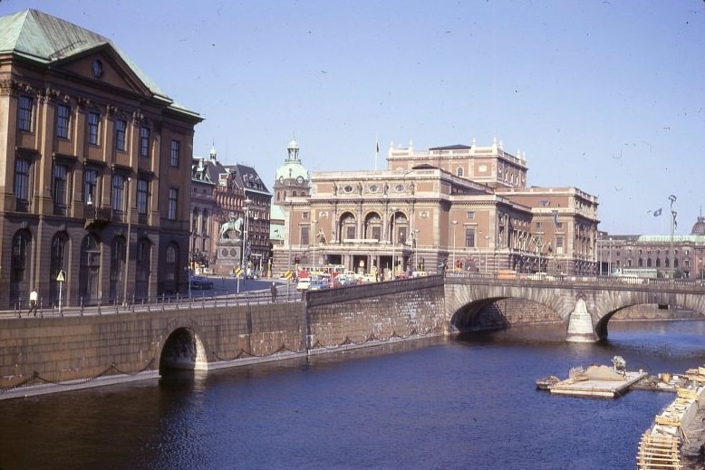 Gustav Adolfs Square, Stockholm, 1960s