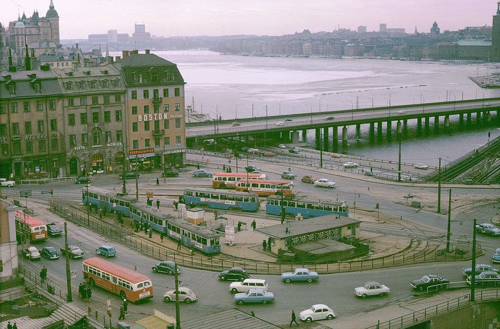 Södermalmstorg in Stockholm, 1964