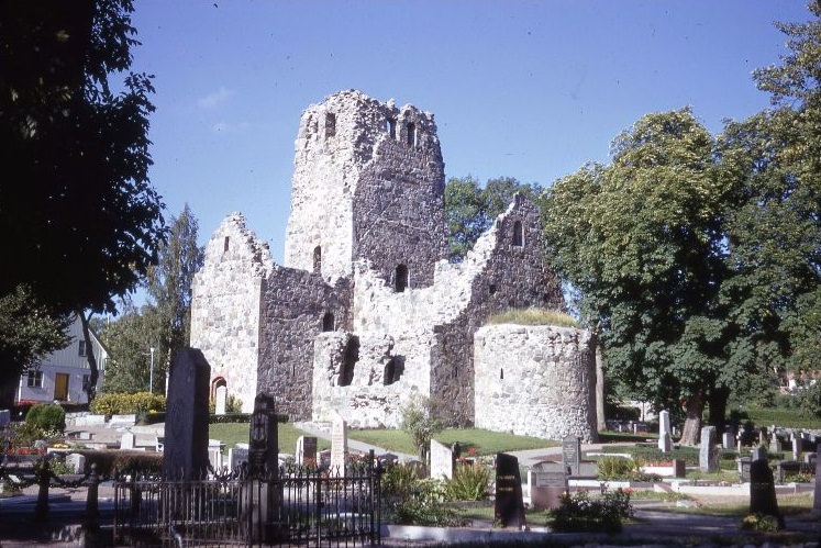 St Olofs Church Ruins, Sigtuna, Stockholm, 1960s