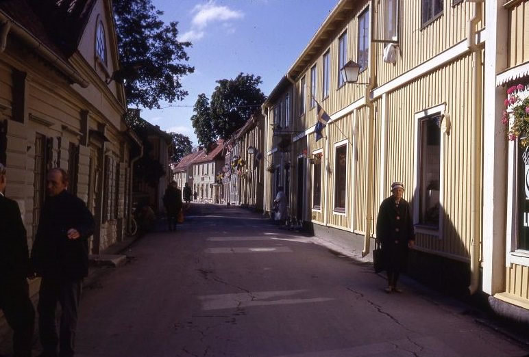Stora Gatan, Sigtuna, Stockholm, 1960s