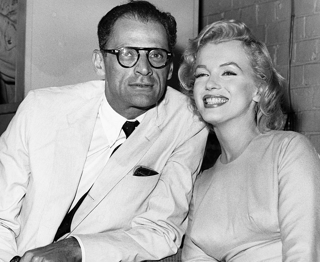 Marilyn Monroe and Arthur Miller during the filming of The Misfits.