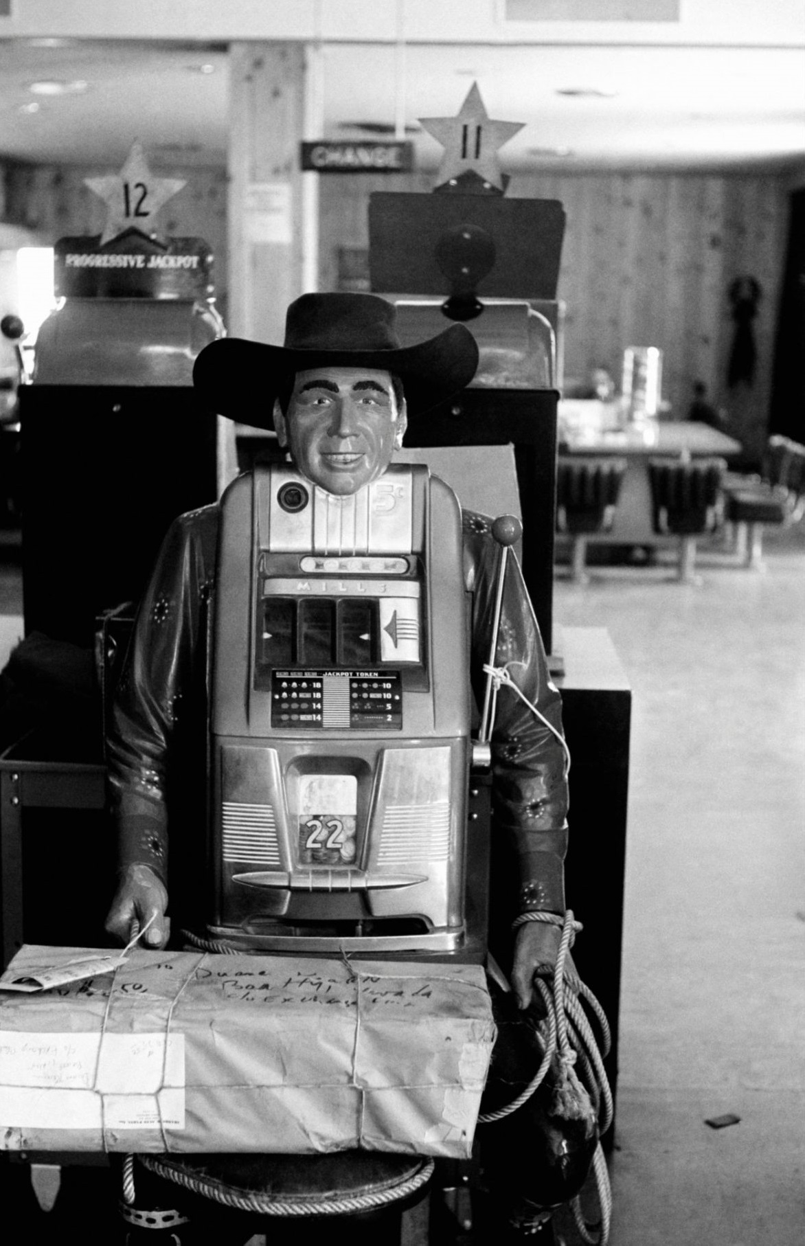 One-armed bandit, Nevada, 1960.