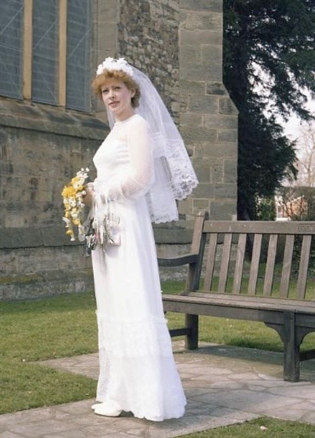 Lovely bride before the ceremony