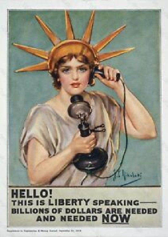 Liberty is calling. And asking for billions of dollars. You could buy much more for those billions 100 years ago