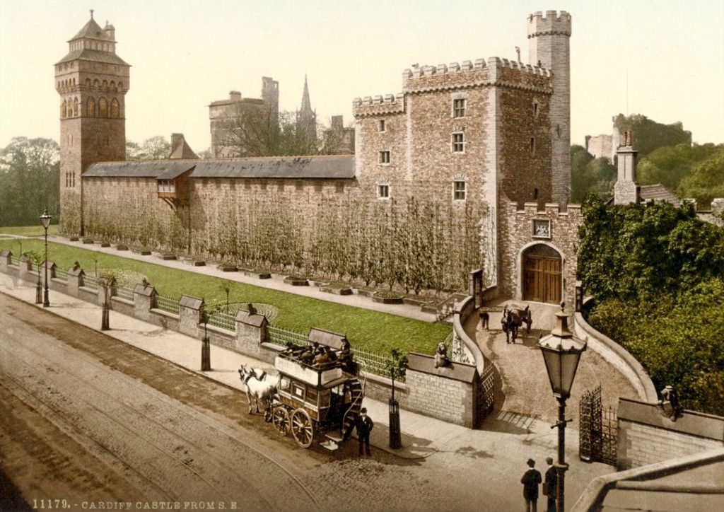 Cardiff Castle from the South East