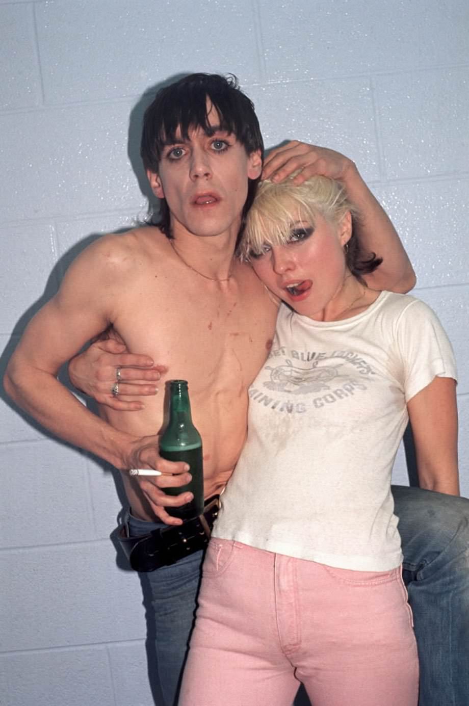 Debbie Harry with Iggy Pop, Toronto, Canada, 1977