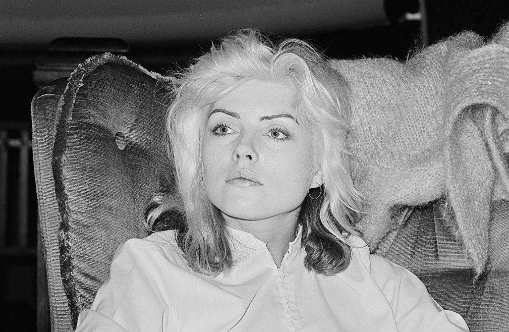 Debbie Harry during her first visit to London, 1977.