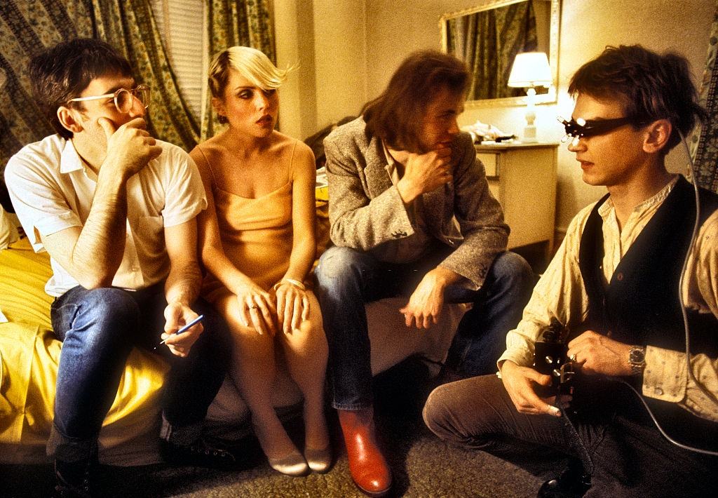 Debbie Harry with her friends in New York hotel room, 1978.