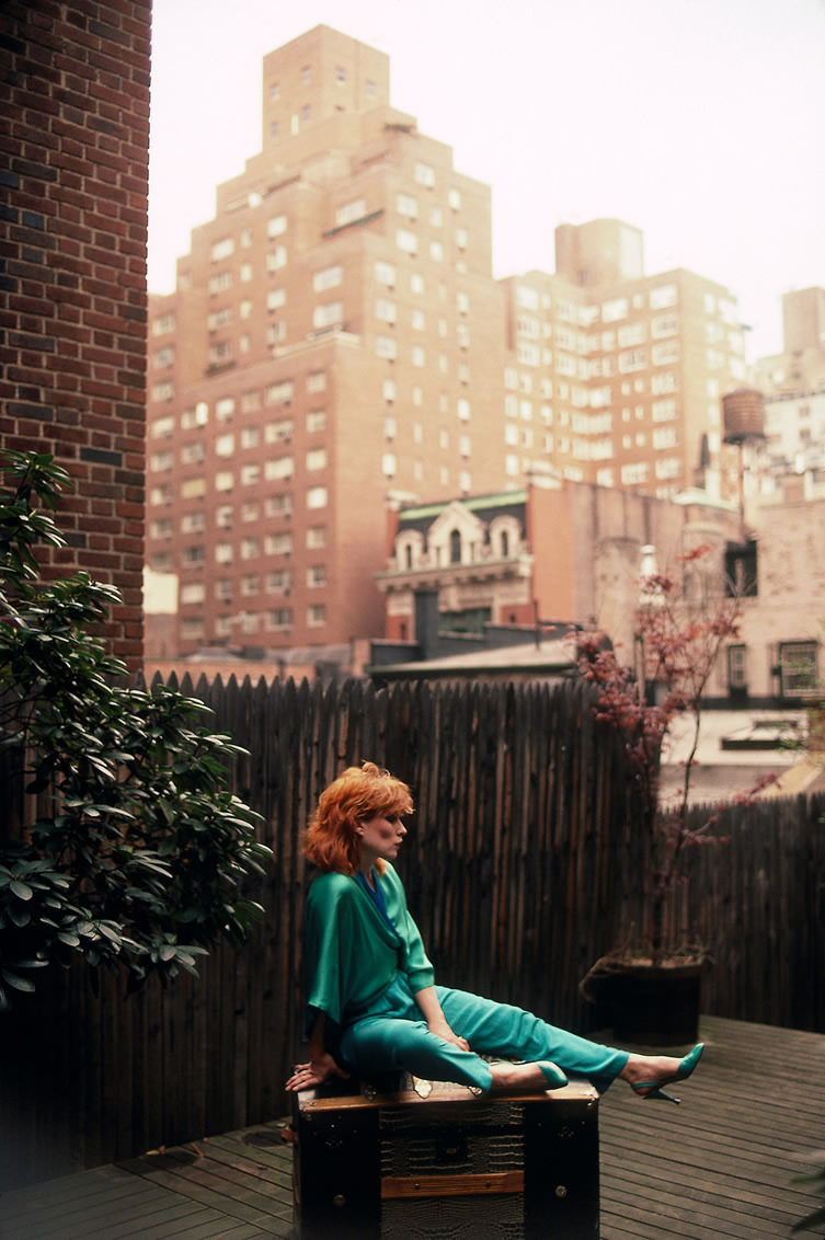 Debbie Harry, New York Apartment, Back Yard, 1983.