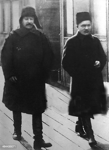 Joseph Stalin with Kalinin, 1919