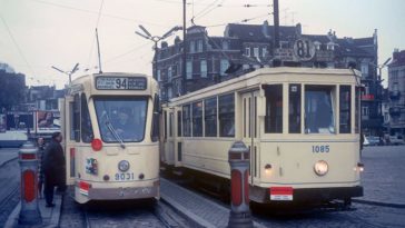 Belgium trams 1960s and 1970s