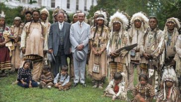 Native Americans at White House 1920s