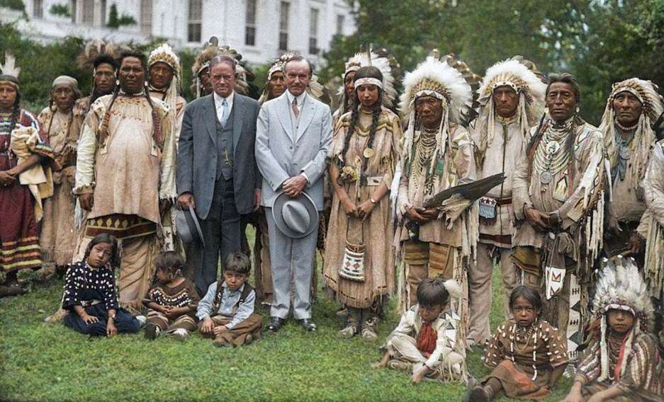 Native Americans at White House 1920s