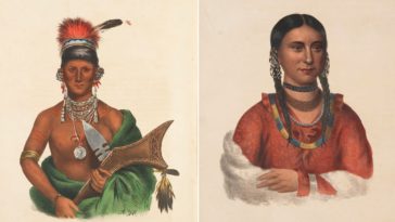 Native Indian Tribes chiefs 1840s