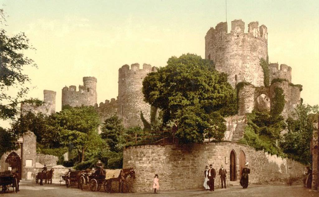 Wales castles late-19th Centruy