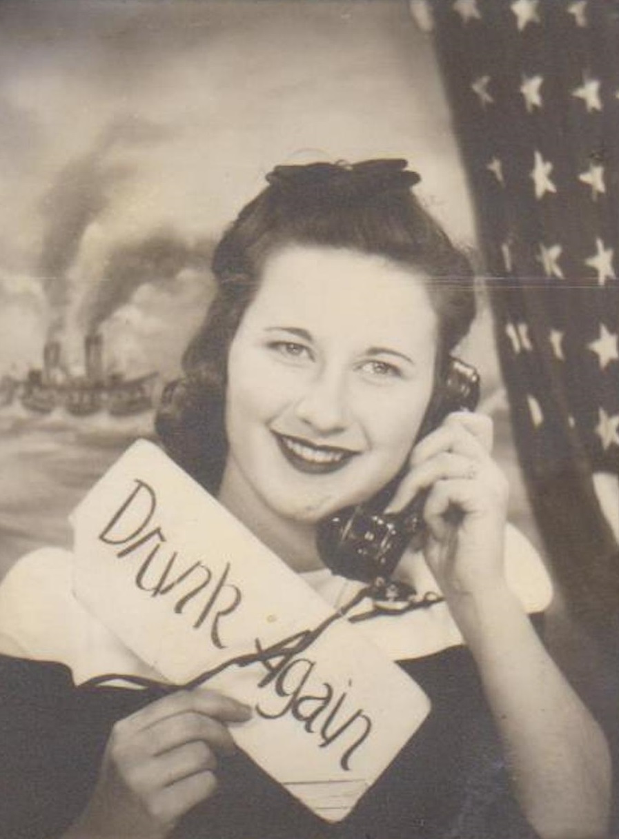 Hilarious Vintage Photos of Women Posing with Funny Objects and Signs