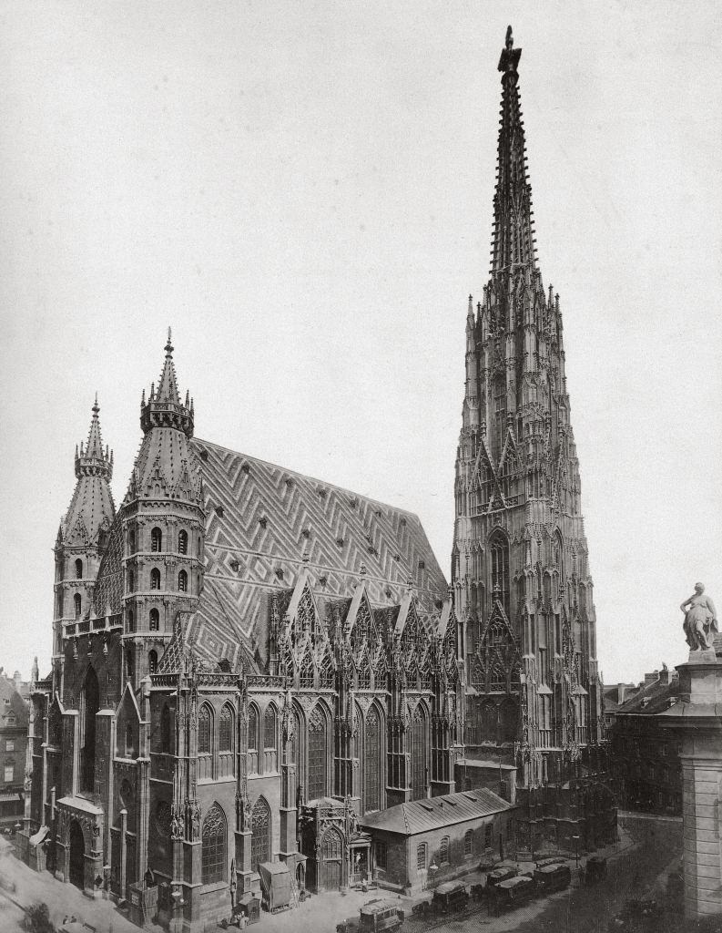 St. Stephan's Cathedral in Vienna, 1900.