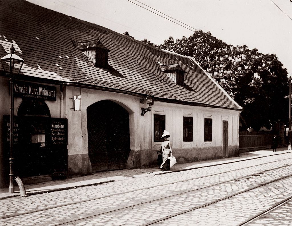 The birthplace of Gustav Klimt in Vienna. Austria, 1900.