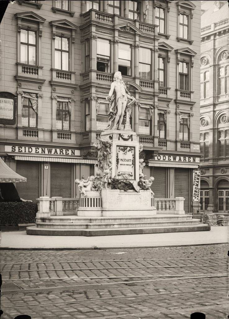 Mozart Memorial in Vienna, 1905.